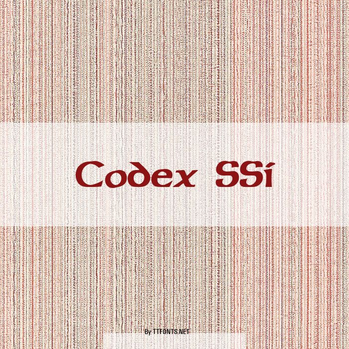 Codex SSi example